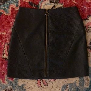 Rachel Roy Faux Leather Mini Skirt | 4